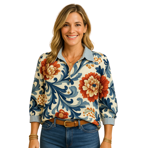 Royal Palm Blouse
