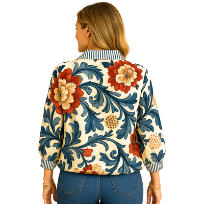 Royal Palm Blouse