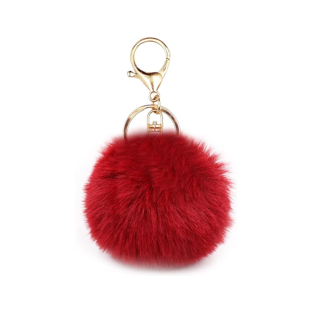 Faux Fur Bag Keychain