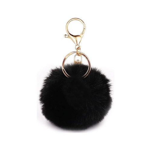 Faux Fur Bag Keychain