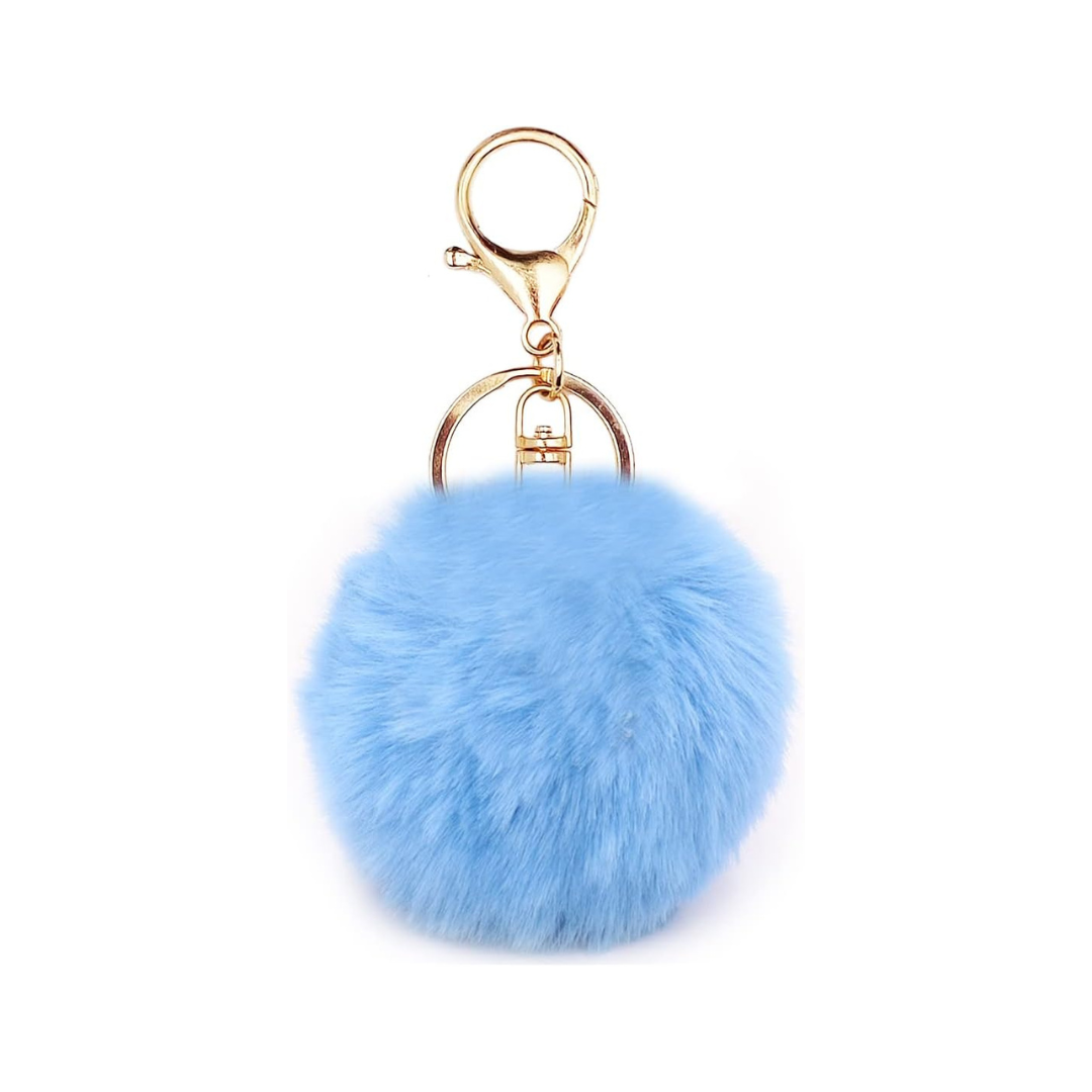 Faux Fur Bag Keychain