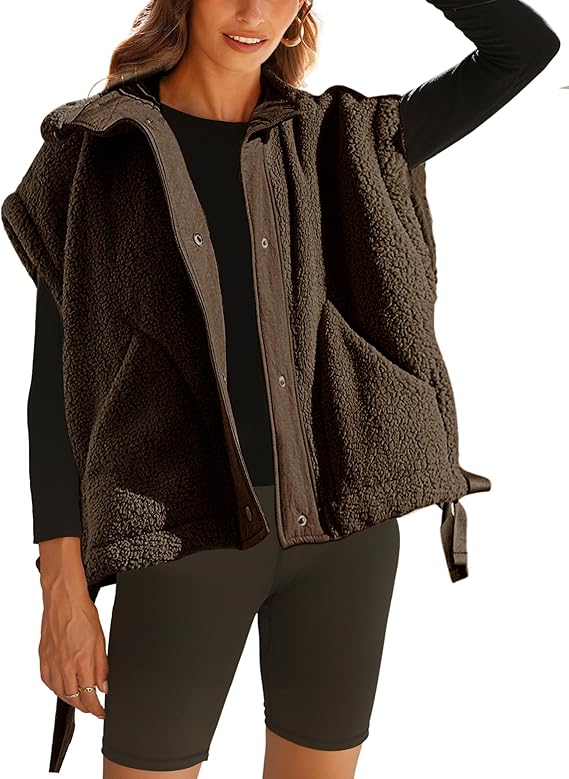 Sherpa Snap Vest