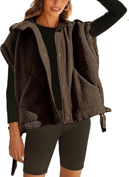 Sherpa Snap Vest