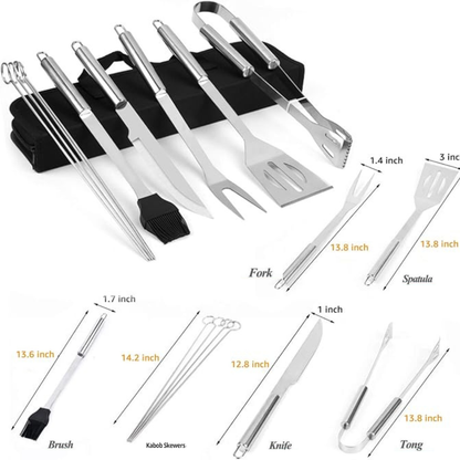 9-Piece Grill Tool Kit