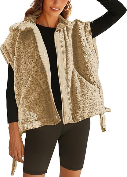 Sherpa Snap Vest