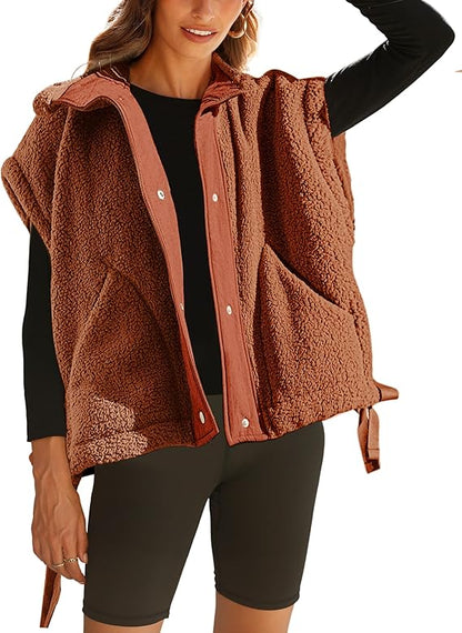 Sherpa Snap Vest