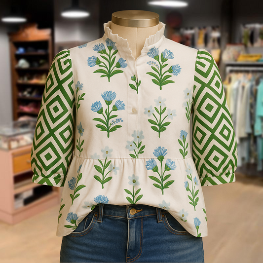 Pearly Garden Blouse